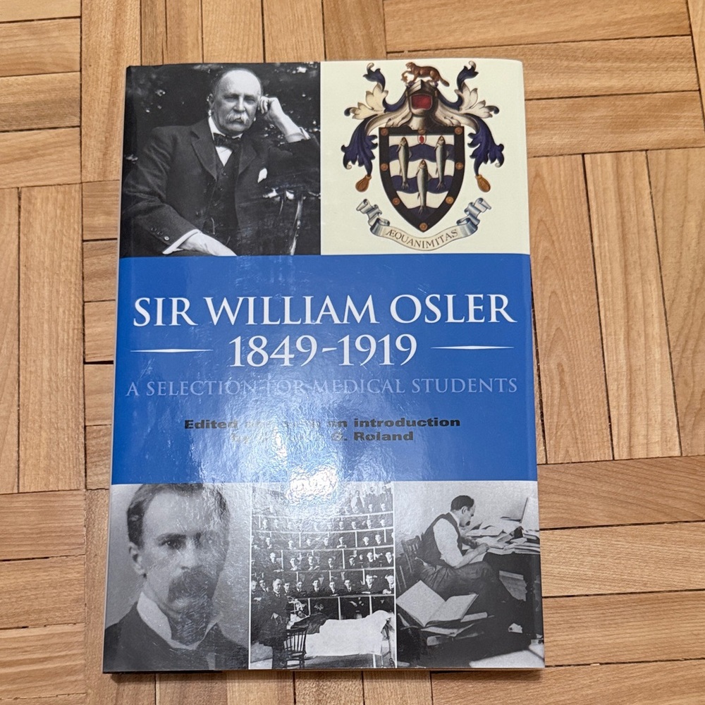 Sir William Osler 1849-1919 Book